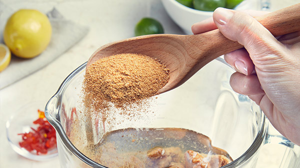 Paleta de tamarindo sobre margarita